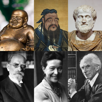 亚里士多德，孔子，佛陀，埃德蒙·胡塞尔，西蒙娜·德·波伏娃，伯特兰·胡塞尔