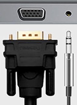 VGA与音频连接器端口和电缆